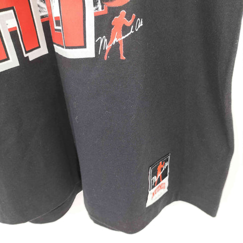 ナツメグ NUTMEG 90s USA製 シングルステッチ 両面プリント Tシャツ メンズ import:L